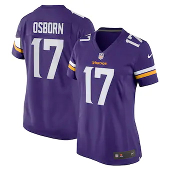 womens nike kj osborn purple minnesota vikings game jersey_